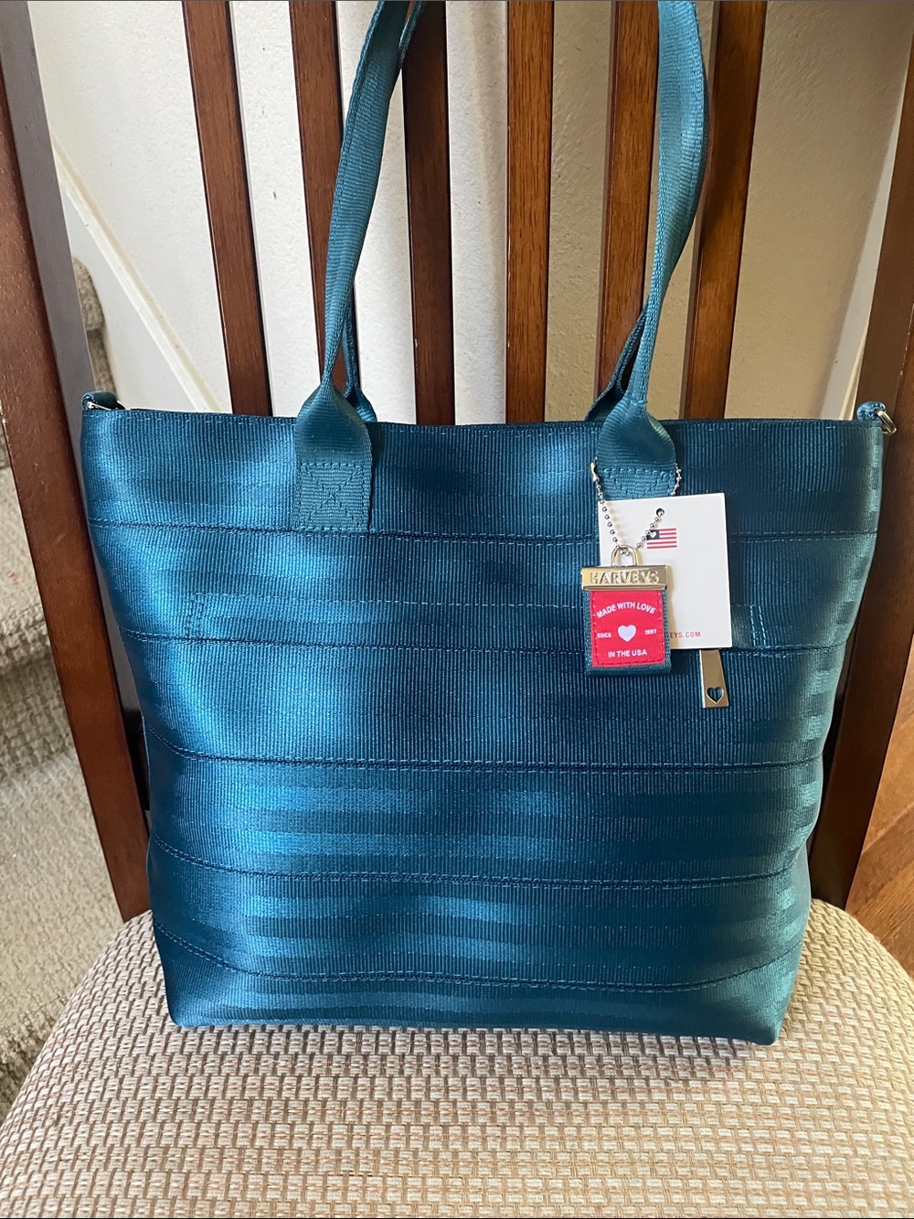 Harveys Jade Green Classic Tote Bag